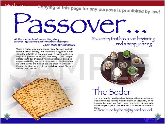 Passover instructions